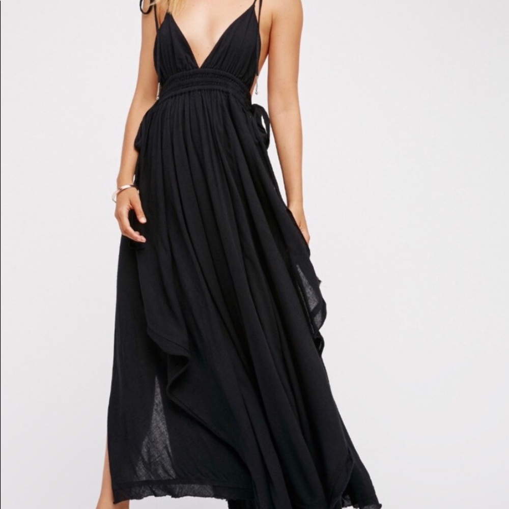 Free people black maxi dress